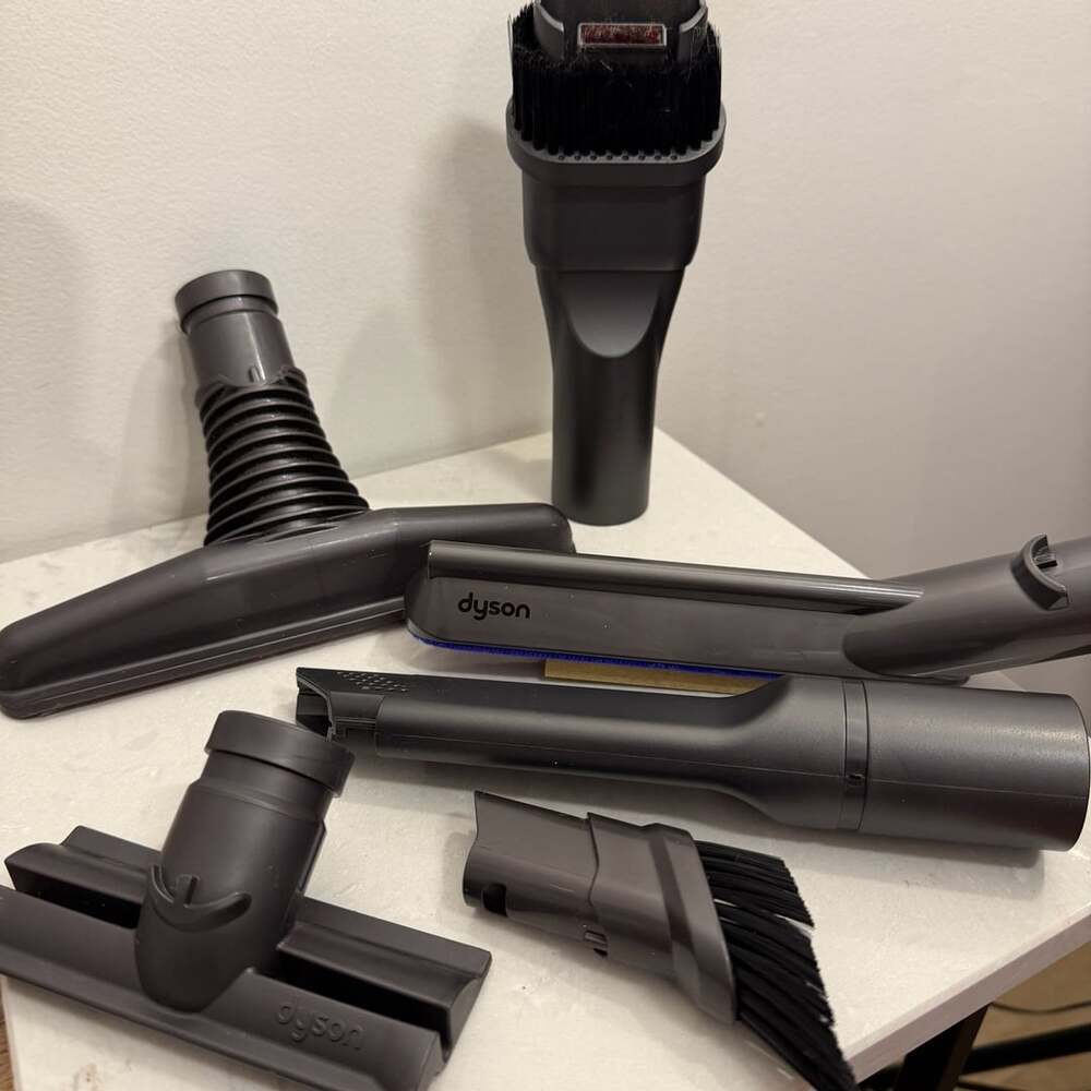 Dyson 7-Piece Vacuum Attachment Tool Set Crevice Brush Nozzle Hose Accessories